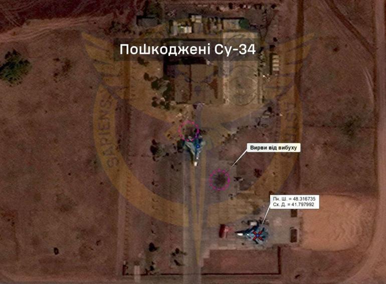 Ukrayna, Rusya üssünü vurdu: Su-34 uçağı imha edildi