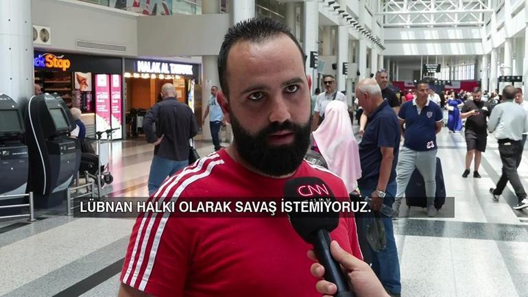 Yabancılar bir bir Lübnandan ayrılıyor: Savaş beni korkutuyor, Türkiyeye gidiyorum