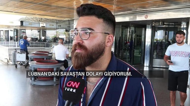 Yabancılar bir bir Lübnandan ayrılıyor: Savaş beni korkutuyor, Türkiyeye gidiyorum