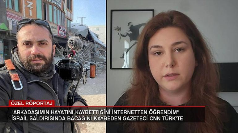 İsrail saldırısında bacağını kaybeden gazeteci CNN TÜRK’e konuştu: Adalete inanmıyorum