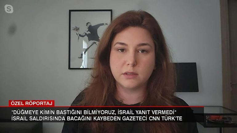 İsrail saldırısında bacağını kaybeden gazeteci CNN TÜRK’e konuştu: Adalete inanmıyorum