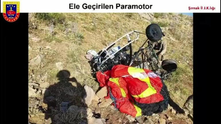 Paramotorla eylem yapacaklardı: 4 terörist hazırlık aşamasında etkisiz hale getirildi