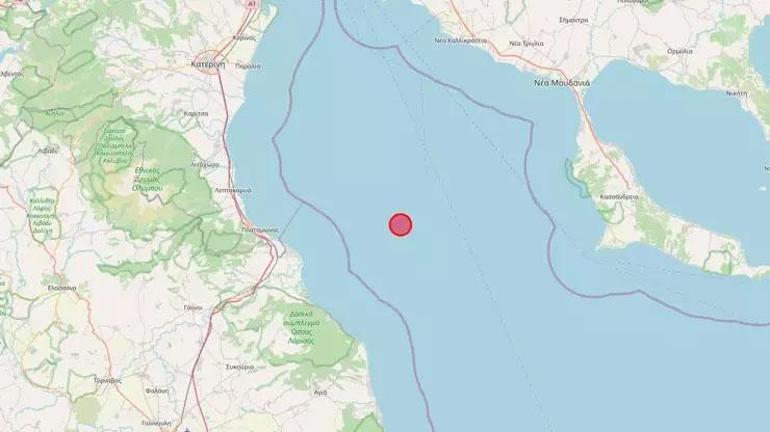 Ege Denizinde 3.6 büyüklüğünde deprem