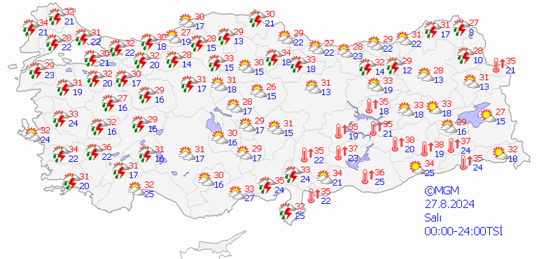 Samsun Hava Durumu: 27 Ağustosta Samsunda hava nasıl olacak