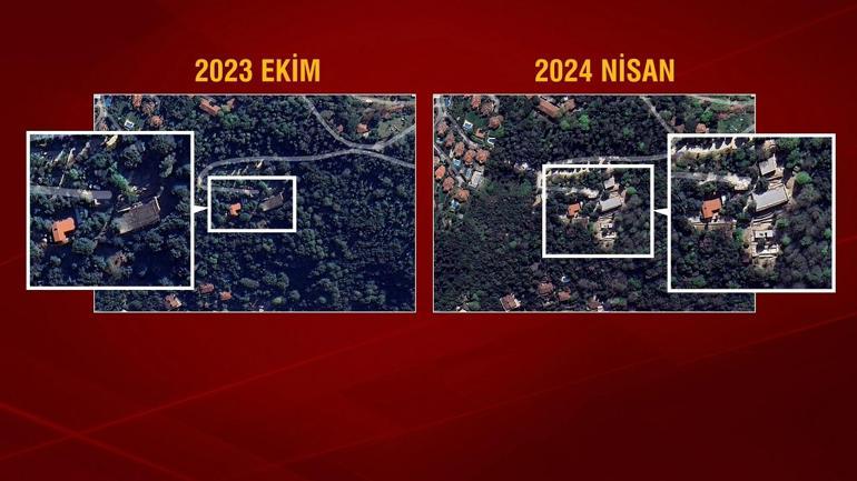 Üsküdar’daki kaçak villa inşaatı için ağaçlar mı kesildi