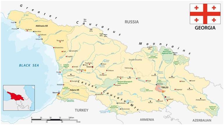 Gürcistan Bayrağı Anlamı Nedir Gürcistan Bayrağı Nasıl Oluştu, Renkleri Ne Anlama Geliyor