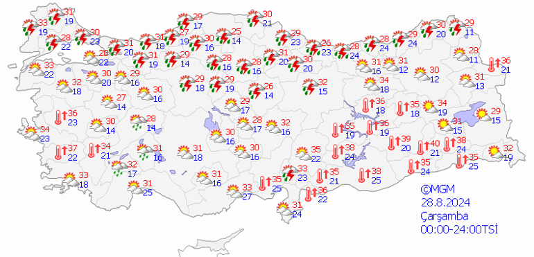 28 Ağustos hava durumu: Bugün hava nasıl olacak Sabah saatlerinde etkili olacak