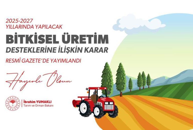 Resmi Gazetede yayımlandı: Tarımsal üretimde yeni dönem