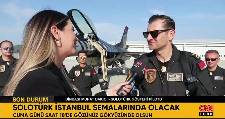 SOLOTÜRK İstanbulda rekor tazeleyecek 1. Pilot Murat Bakıcıdan CNN TÜRKe özel açıklamalar...