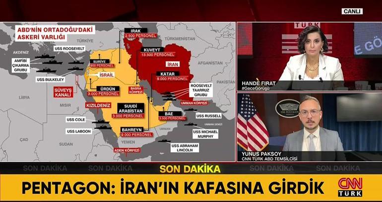 Son dakika... Pentagon CNN Türke açıkladı İranın kafasına girdik