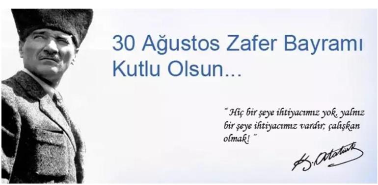 30 Ağustos Zafer Bayramı Mesajları ve Resimli Sözleri 2024: Zafer Bayramına Özel Atatürk Sözleri ve Görselleri