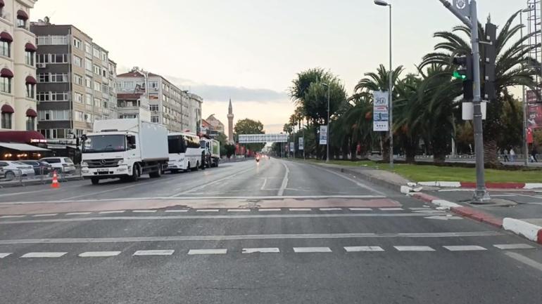 Vatan Caddesi, 30 Ağustos Zafer Bayramı kutlamaları nedeniyle trafiğe kapatıldı