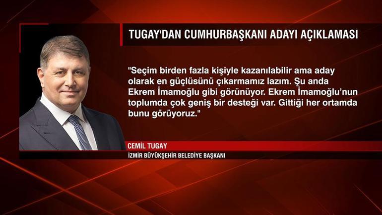 CHPnin cumhurbaşkanı adayı İmamoğlu mu Cemil Tugaydan açıklama geldi