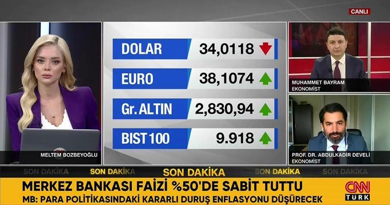 Faiz indirimi ne zaman gelir Ekonomistler CNN TÜRKte yanıtladı