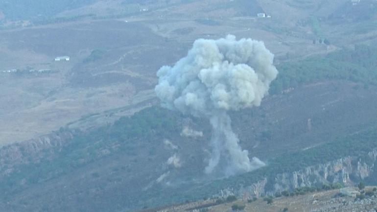 ORTA DOĞU YANGIN YERİ: İsrailden Lübnana ağır bombardıman