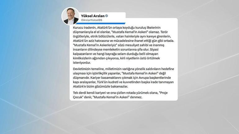 Özgür Özel de PROJE ÇOCUK polemiğine katıldı