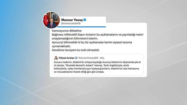 Mansur Yavaşa yakın Yüksel Arslan, kime PROJE ÇOCUK dedi