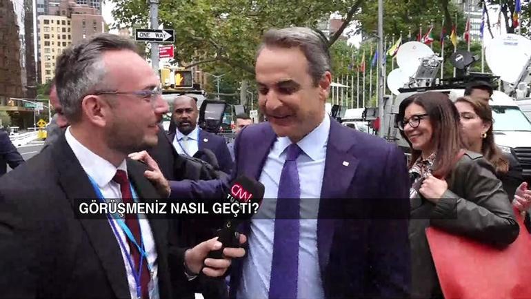 Erdoğan ile görüşen Miçotakis CNN TÜRKe konuştu