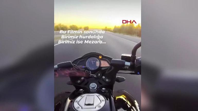 Motosiklet üzerinde bu paylaşımı yapmıştı... Ne acı ki dediği oldu | Video