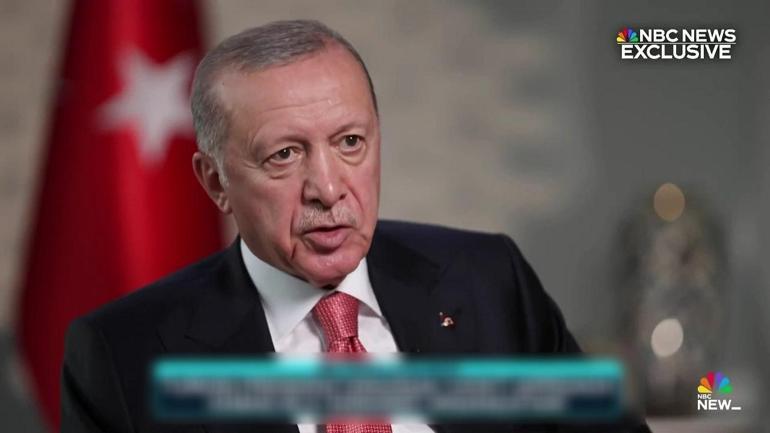 Cumhurbaşkanı Erdoğan NBC Newse konuştu: “Hamas terör örgütü değildir”