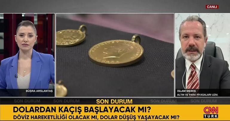 Altında gerileme yaşanır mı Dolardan kaçış başlayacak mı İslam Memiş CNN TÜRKte yanıtladı