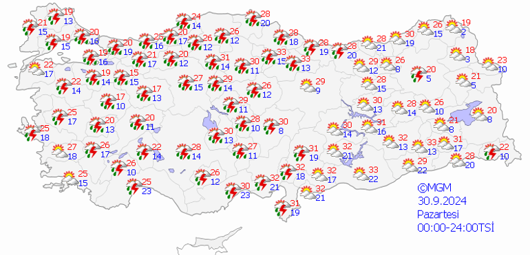 30 EYLÜL HAVA DURUMU: Bugün hava nasıl olacak İstanbullular dikkat