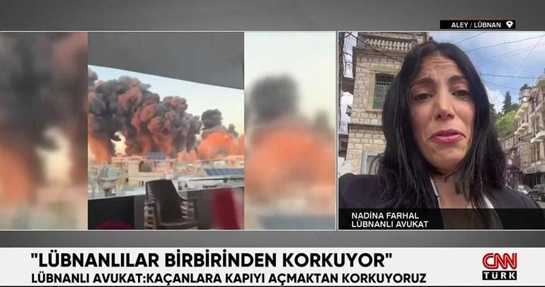 Lübnanlıların korkusunu gözyaşları içinde CNN TÜRKte anlattı | Video Haber