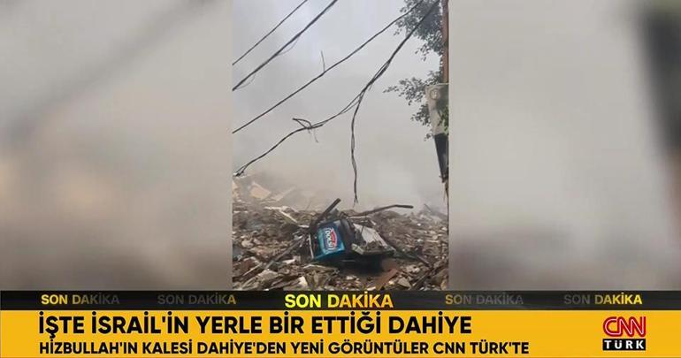 Hizbullahın kalesi Dahiyeden yeni görüntüler CNN TÜRKte