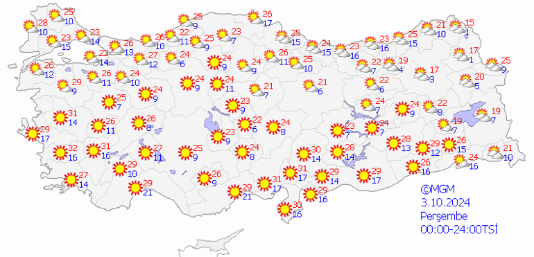 3 Ekim hava nasıl olacak Meteorolojiden 2 ile yeni uyarı