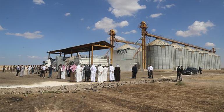 Barış Harekatı operasyonuyla terörden arındırılmıştı: Tel Abyadda 12 bin ton kapasiteli silo