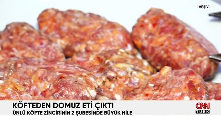 Köfteden domuz eti çıktı Ünlü köfte zincirinin 2 şubesinde büyük hile