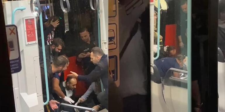 Feci kaza Karşıdan karşıya geçmeye çalışırken tramvay çarptı