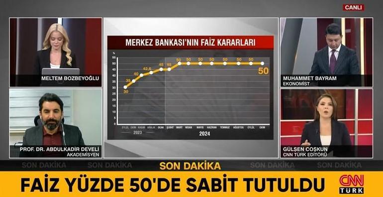 Son dakika MERKEZ BANKASI EKİM 2024 FAİZ KARARI AÇIKLANDI  TCMB faiz kararı ne kadar, yüzde kaç