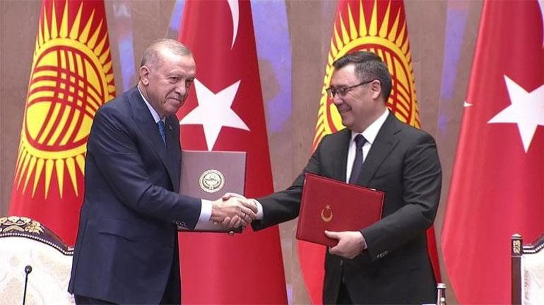 SON DAKİKA... Cumhurbaşkanı Erdoğandan Kırgızistanda net mesaj: İsrail küresel sistemi tehdit ediyor | Video Haber