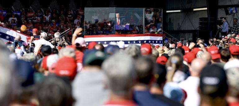 Trumptan sandık başında açıklama: Yarışa önde girdik, kazanacağız