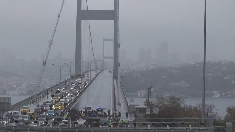 15 Temmuz Şehitler Köprüsünde 09.05te hayat durdu