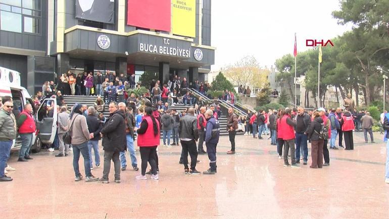 Buca Belediyesi işçileri greve gitti… Çöp dağları oluştu