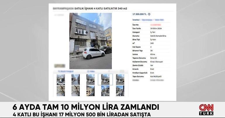 4 katlı bu iş hanı 6 ayda tam 10 milyon lira zamlandı Fiyatını duyunca inanamayacaksınız...