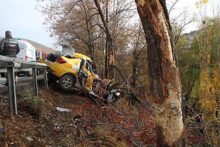 Manisada takside yolculuk yapıyordu... Feci kaza genç mühendisi hayattan kopardı