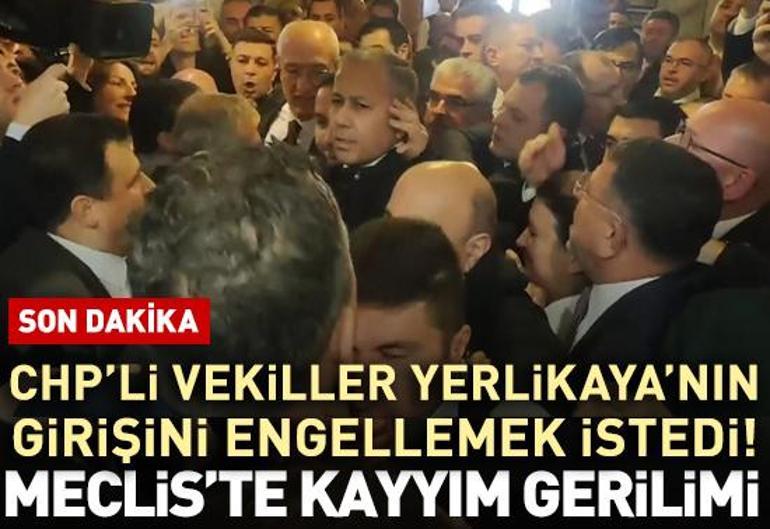 SON DAKİKA: Mecliste Bakan Yerlikayanın önüne barikat AK Partiden ilk tepki...