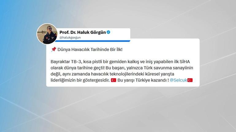 Kısa pistte iniş kalkış yapan ilk İHA Bayraktar TB3