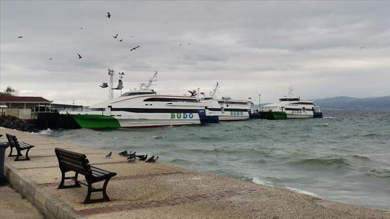 SON DAKİKA... Marmarada lodos nedeniyle deniz seferleri iptal