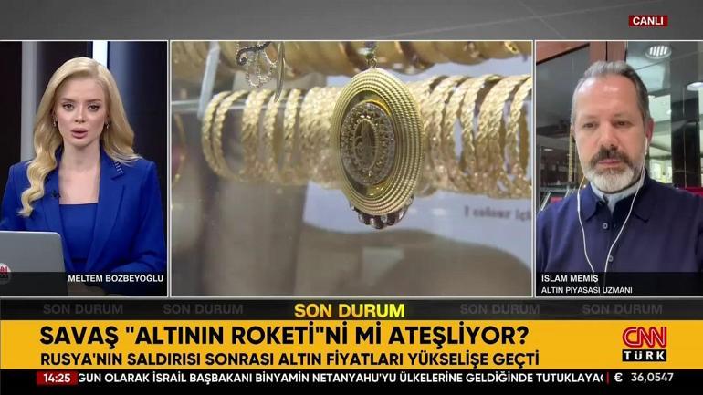 SON DAKİKA Altın fiyatları Ukrayna Rusya geriliminde nereye gidiyor İslam Memiş altın fiyatlarını yorumladı