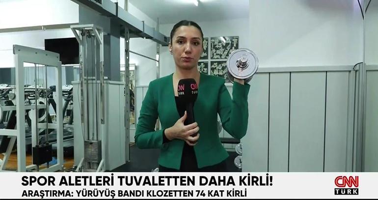 Spor aletlerinin tuvaletten daha kirli olduğu ortaya çıktı