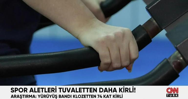 Spor aletlerinin tuvaletten daha kirli olduğu ortaya çıktı