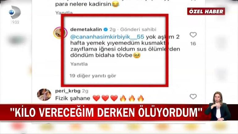 VERDİĞİ KİLOLARLA KONUŞULUYORDU | Demet Akalın: “Kilo vereceğim derken ölüyordum”