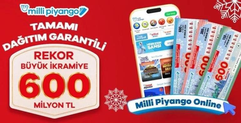 MİLLİ PİYANGO 2025 YILBAŞI ÇEKİLİŞİ: Yılbaşı ikramiye adetleri ve tutar bilgileri