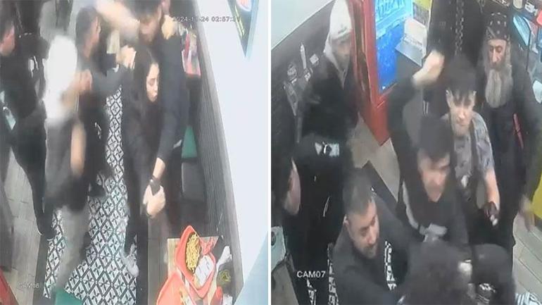 Kadına şiddete garsonlar müdahale etti Döverek dışarı attılar... | Video Haber