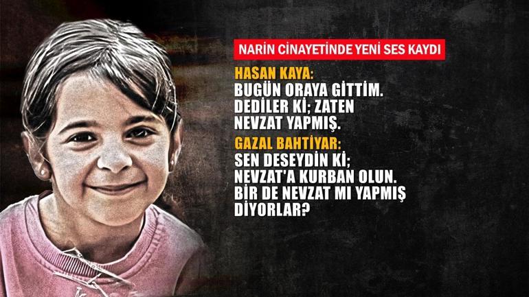 Narin cinayetinde yeni ses kaydı ortaya çıktı