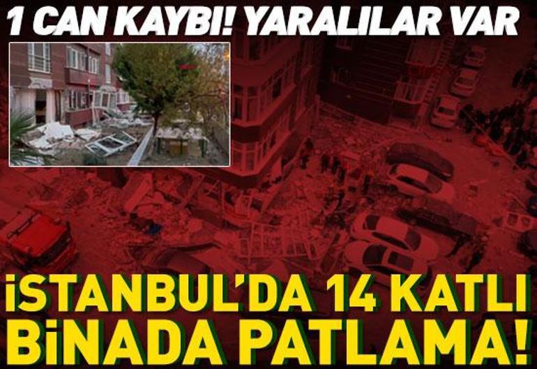 SON DAKİKA Beylikdüzünde dairede meydana gelen doğalgaz patlaması kamerada | Video Haber